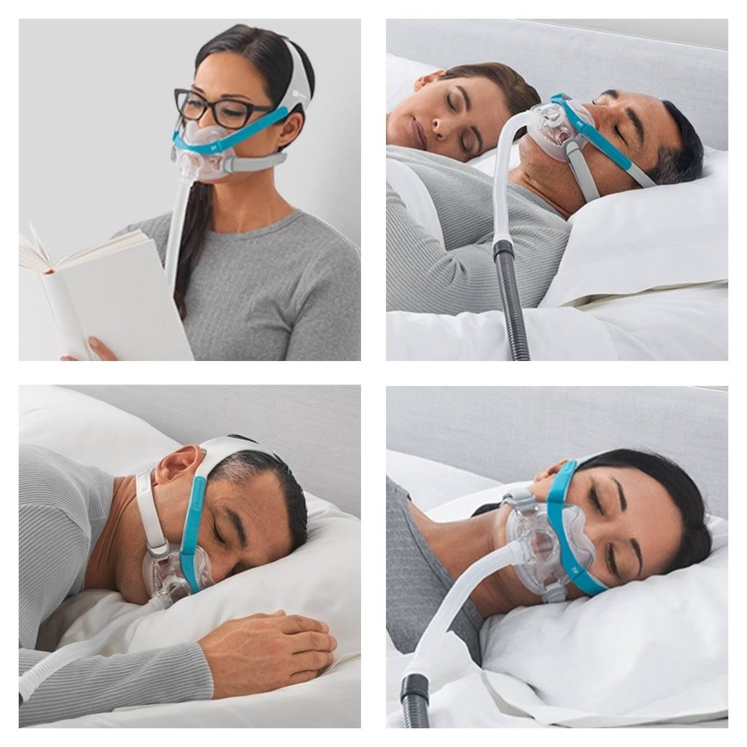 Reusable Silicone CPAP Nasal Mask for Sleep Apnea